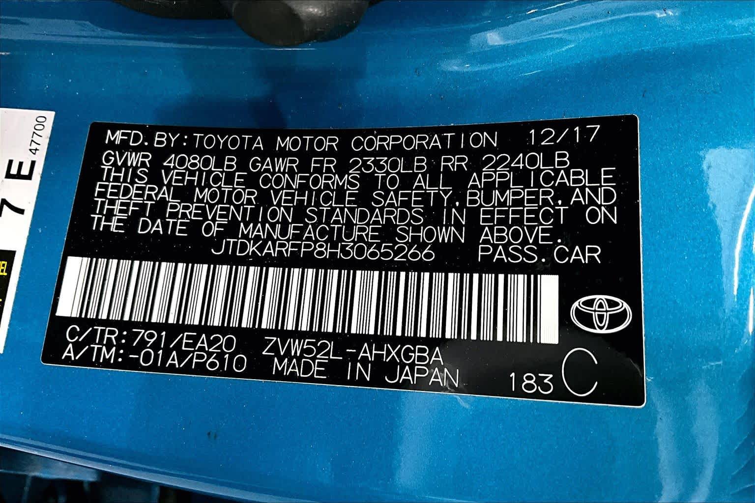 Used 2017 Toyota Prius Prime Premium w/ Carpet Mat Package FWD image 35