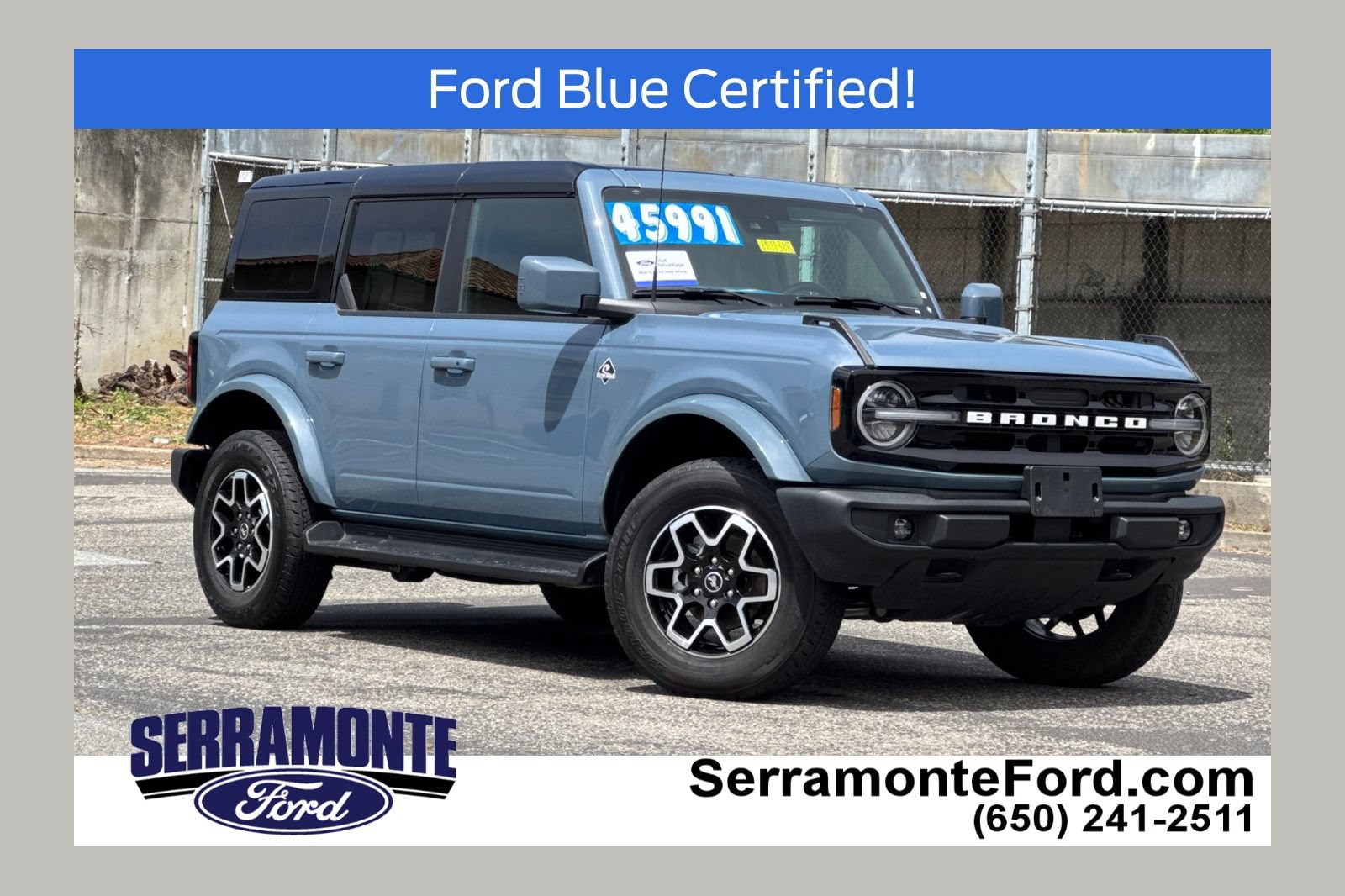 Certified 2025 Ford Bronco Outer Banks AWD/4WD image 1