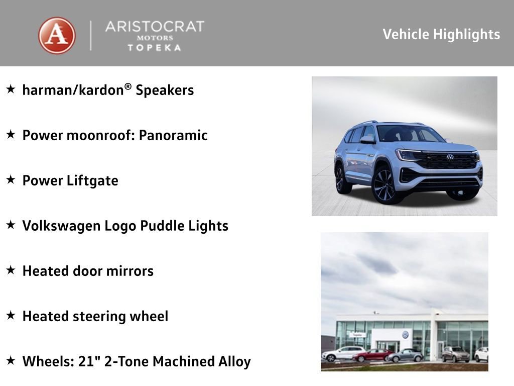 New 2026 Volkswagen Atlas SEL Premium R-Line image 2