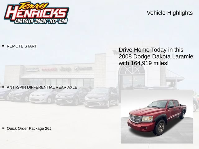 Used 2008 Dodge Dakota Laramie AWD/4WD image 4