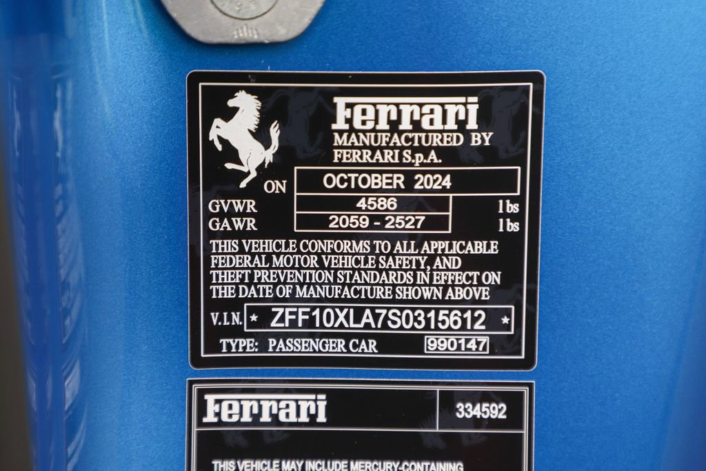 Certified 2025 Ferrari 12Cilindri RWD image 65