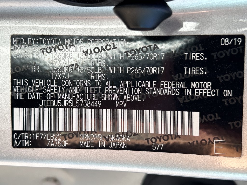 Used 2020 Toyota 4Runner SR5 Premium AWD/4WD image 33