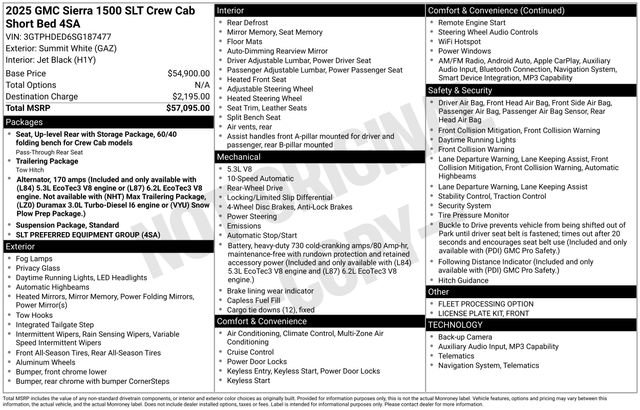 Used 2025 GMC Sierra 1500 SLT RWD image 44