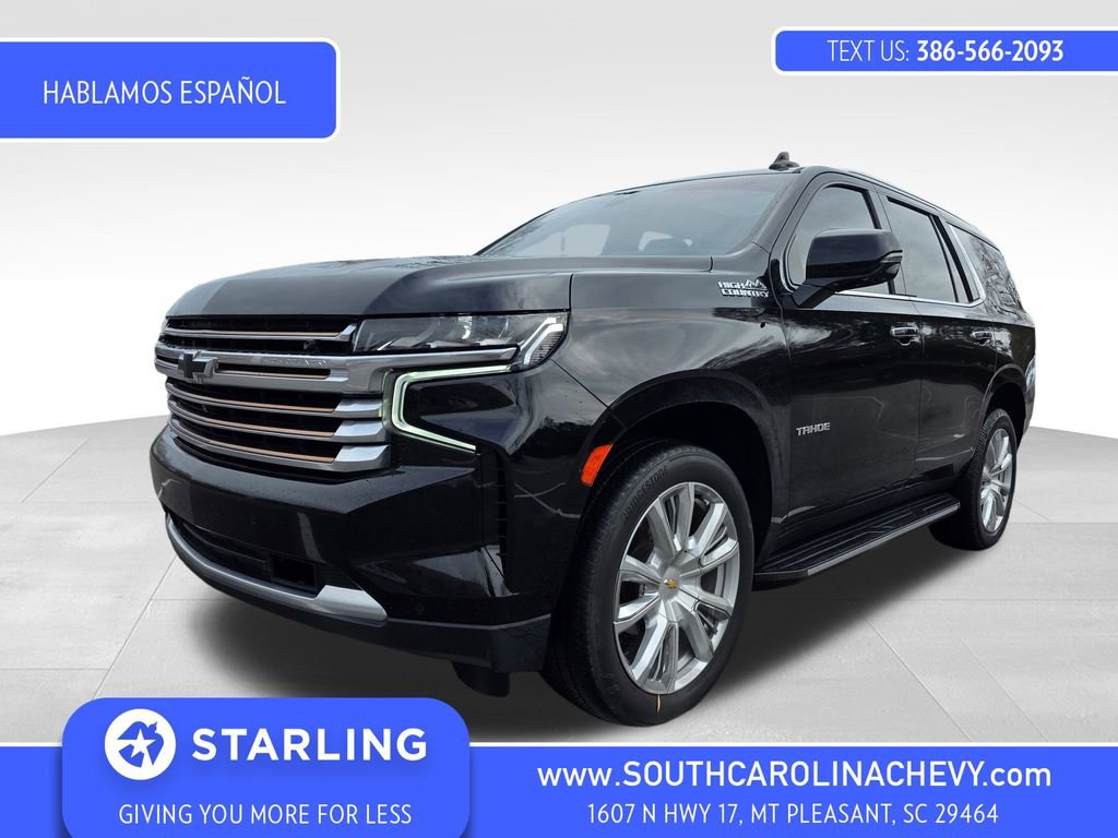 Used 2021 Chevrolet Tahoe High Country