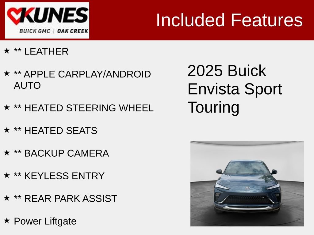Used 2025 Buick Envista Sport Touring w/ Convenience I Package FWD image 2
