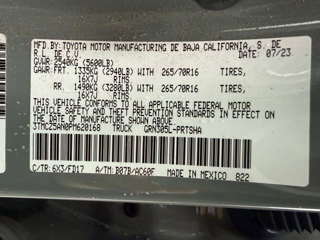 Used 2023 Toyota Tacoma TRD Off-Road w/ Black Out Package (TMS) image 13