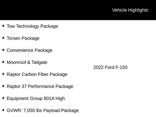 Used 2022 Ford F150 Raptor w/ Raptor 37 Performance Package AWD/4WD image 12