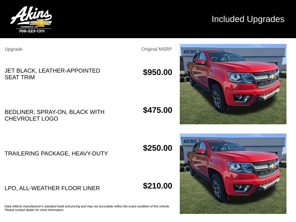 Used 2020 Chevrolet Colorado Z71 AWD/4WD image 2
