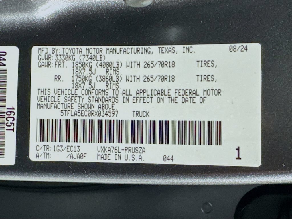 Used 2024 Toyota Tundra SR5 w/ SR5 Premium Package AWD/4WD image 40