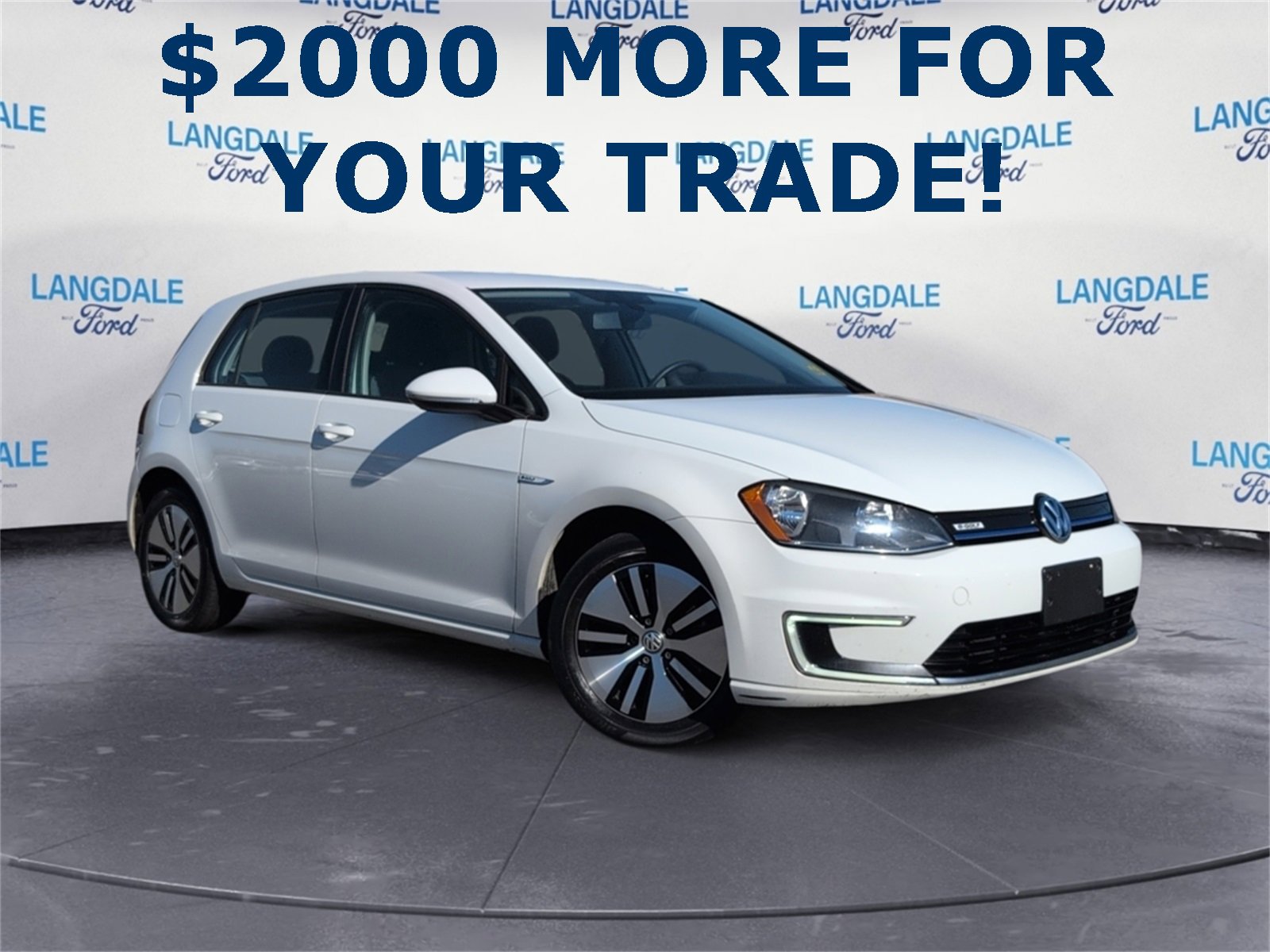 Used 2016 Volkswagen e-Golf SE