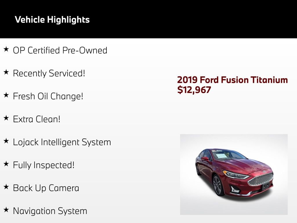 Used 2019 Ford Fusion Titanium AWD/4WD video 2