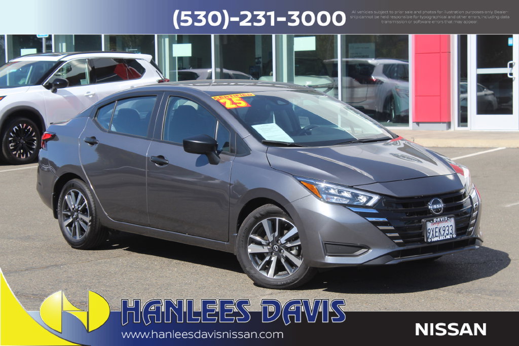 Certified 2025 Nissan Versa S w/ S Plus Package
