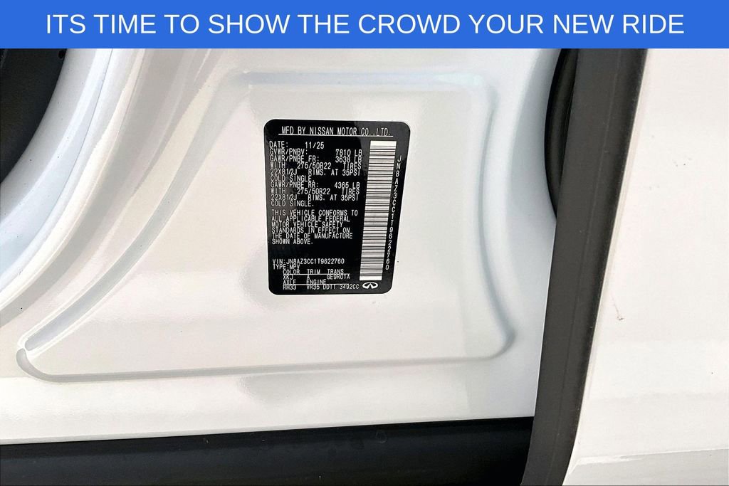 New 2026 INFINITI QX80 Autograph w/ Premium Cargo Package image 23