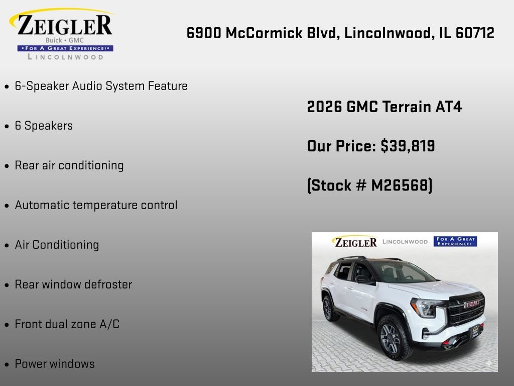 New 2026 GMC Terrain AT4 w/ Technology Package II AWD/4WD image 12