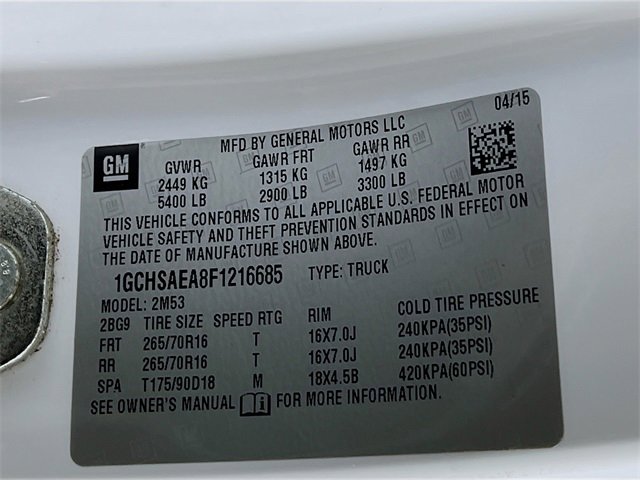 Used 2015 Chevrolet Colorado W/T image 12