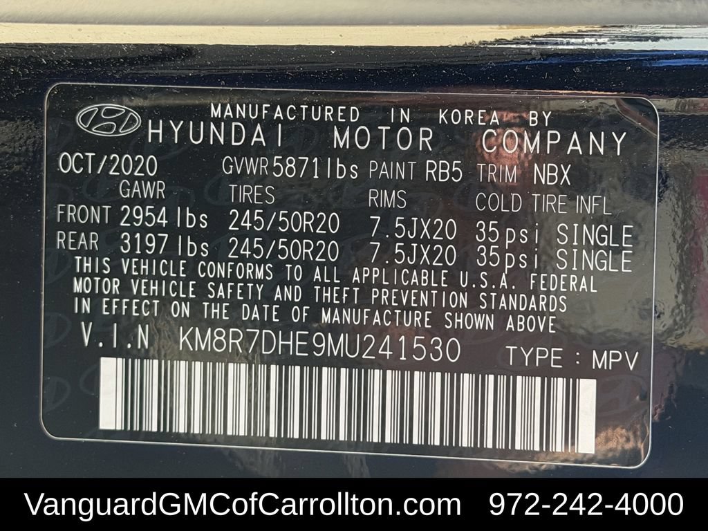 Used 2021 Hyundai Palisade Calligraphy AWD/4WD image 34