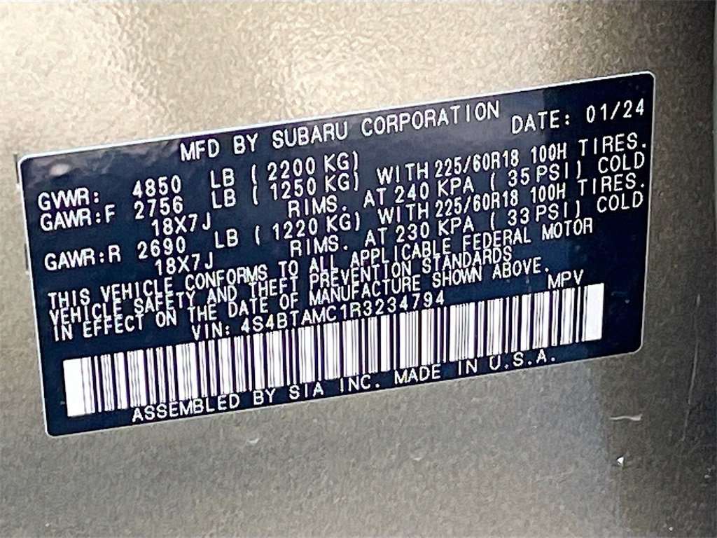 Used 2024 Subaru Outback Limited w/ Popular Package #2 image 32