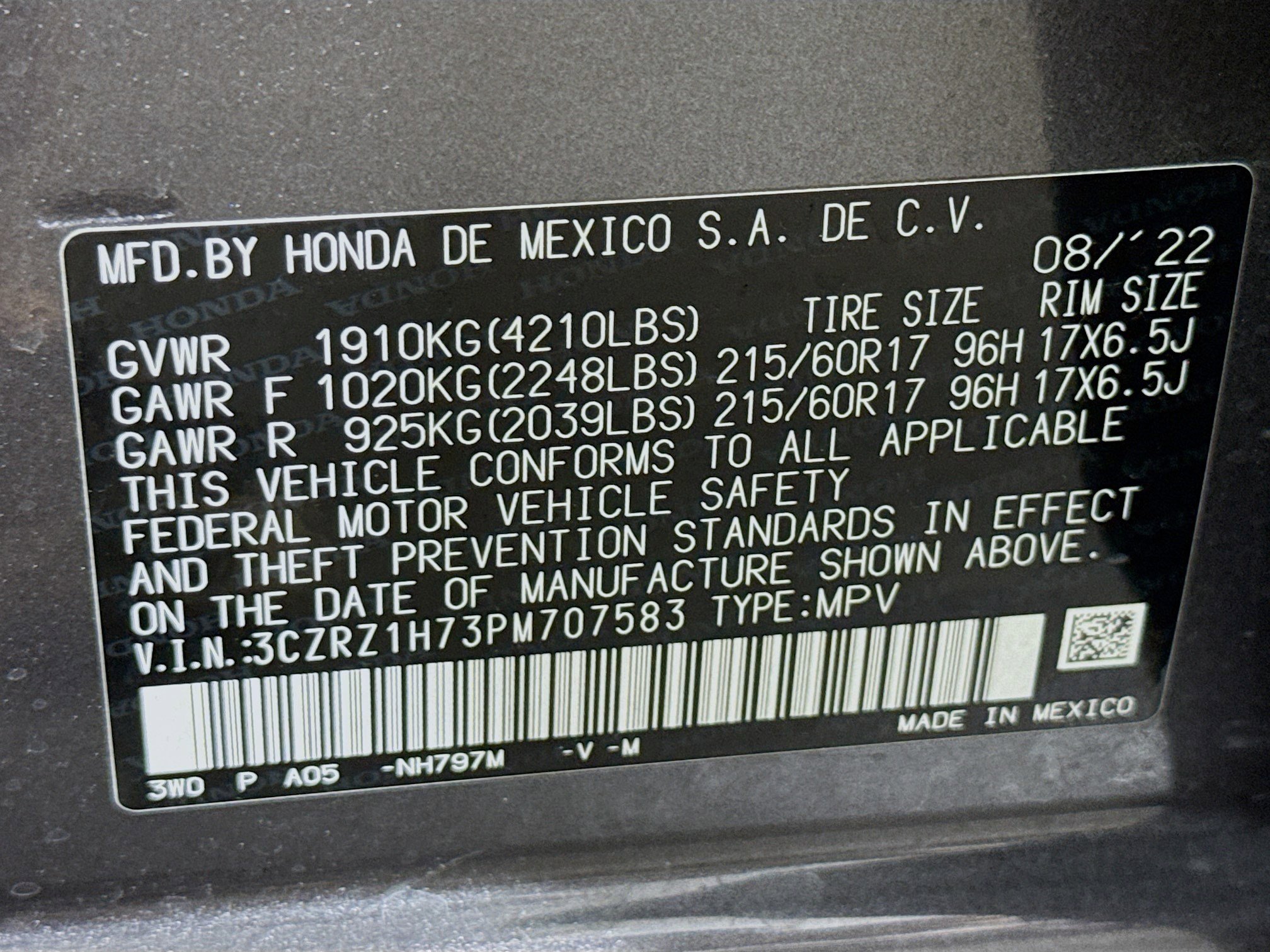 Used 2023 Honda HR-V EX-L image 40