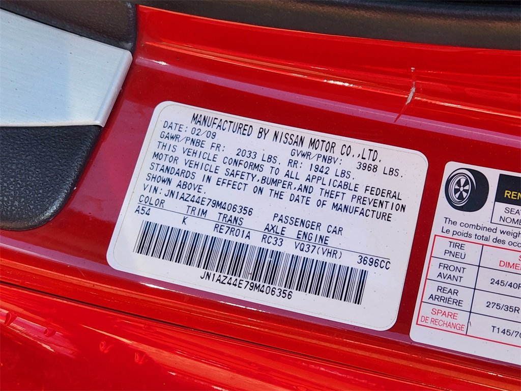 Used 2009 Nissan 370Z Touring w/ Sport Pkg image 32