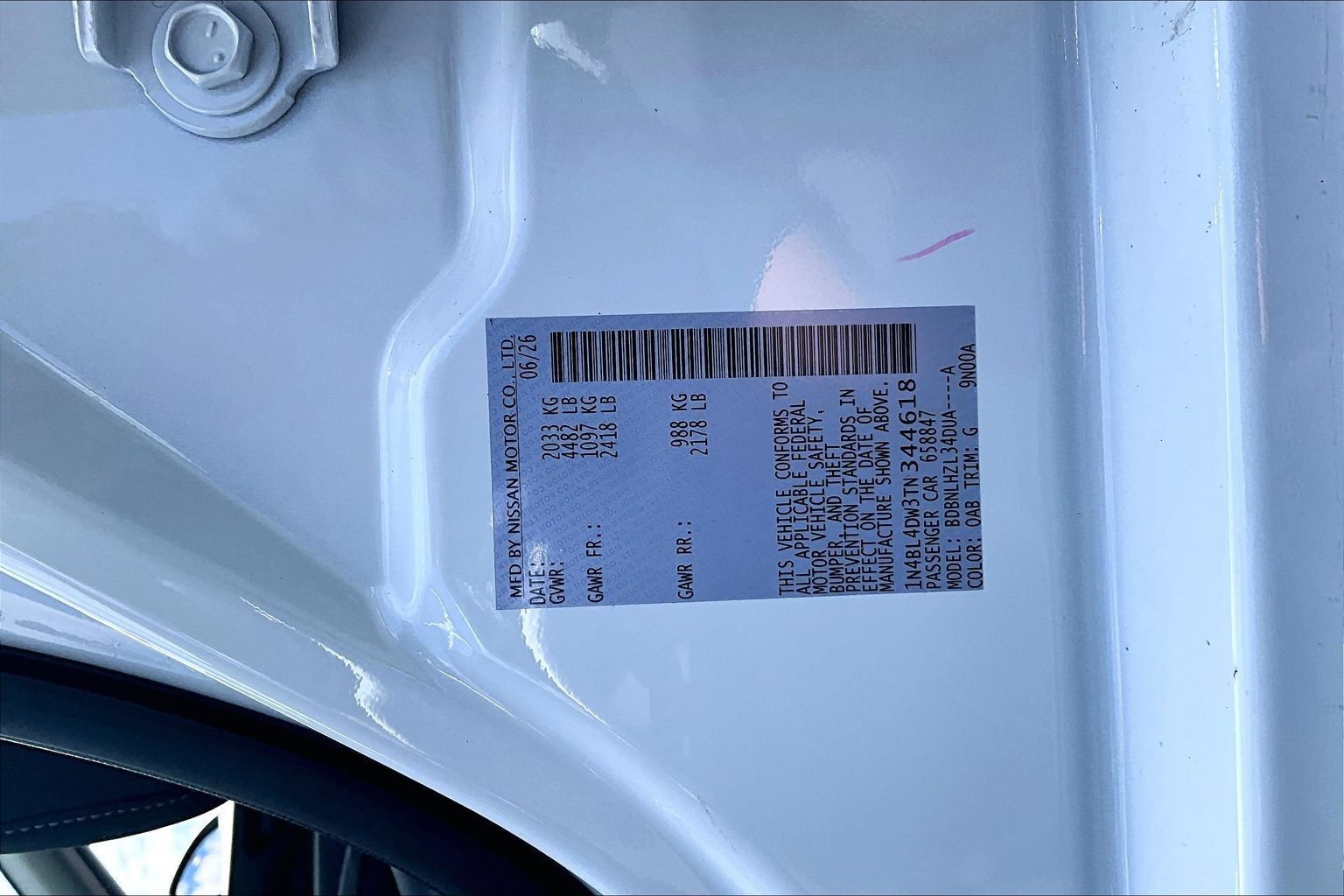 New 2026 Nissan Altima 2.5 SV AWD/4WD image 8