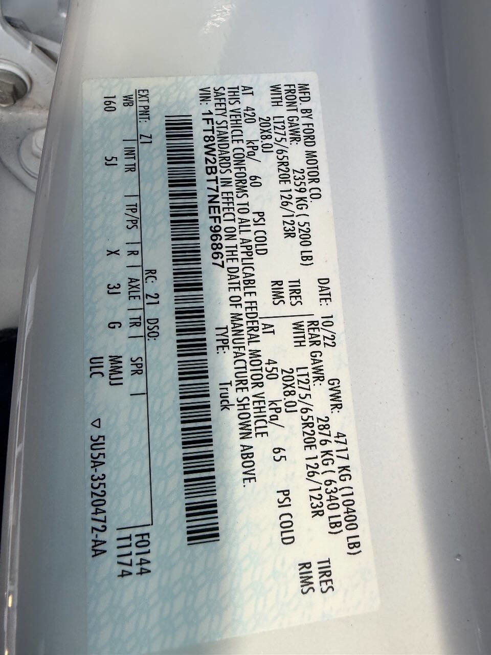 Used 2022 Ford F250 Lariat w/ Lariat Value Package image 39