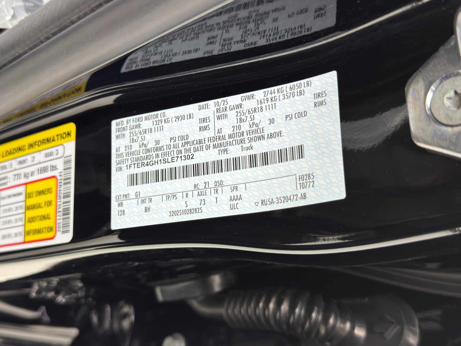 Used 2025 Ford Ranger XLT w/ Equipment Group 301A High image 40