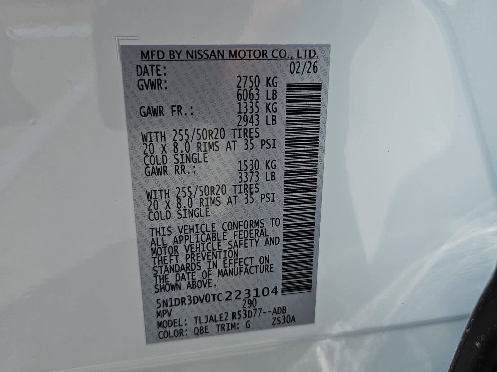 New 2026 Nissan Pathfinder Platinum FWD image 7
