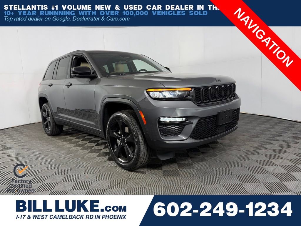Certified 2023 Jeep Grand Cherokee Limited w/ Black Appearance Package image 1