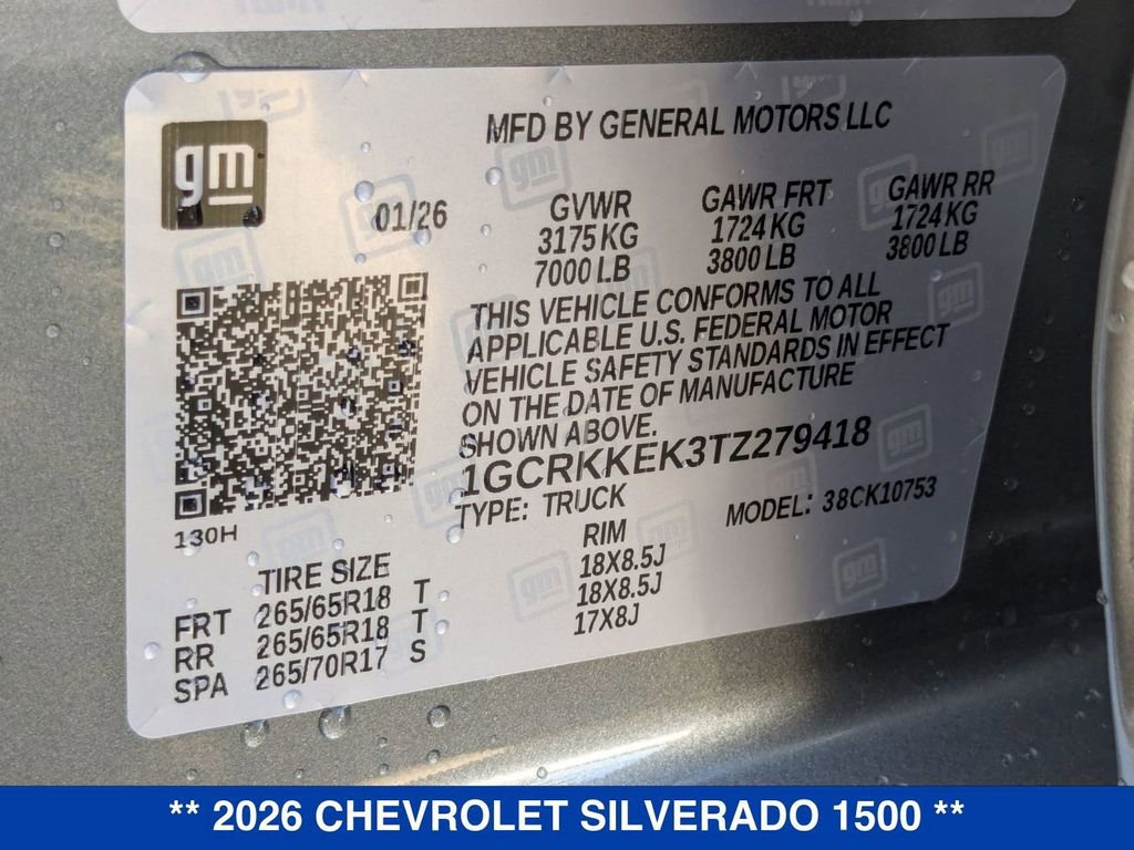 New 2026 Chevrolet Silverado 1500 LT image 37