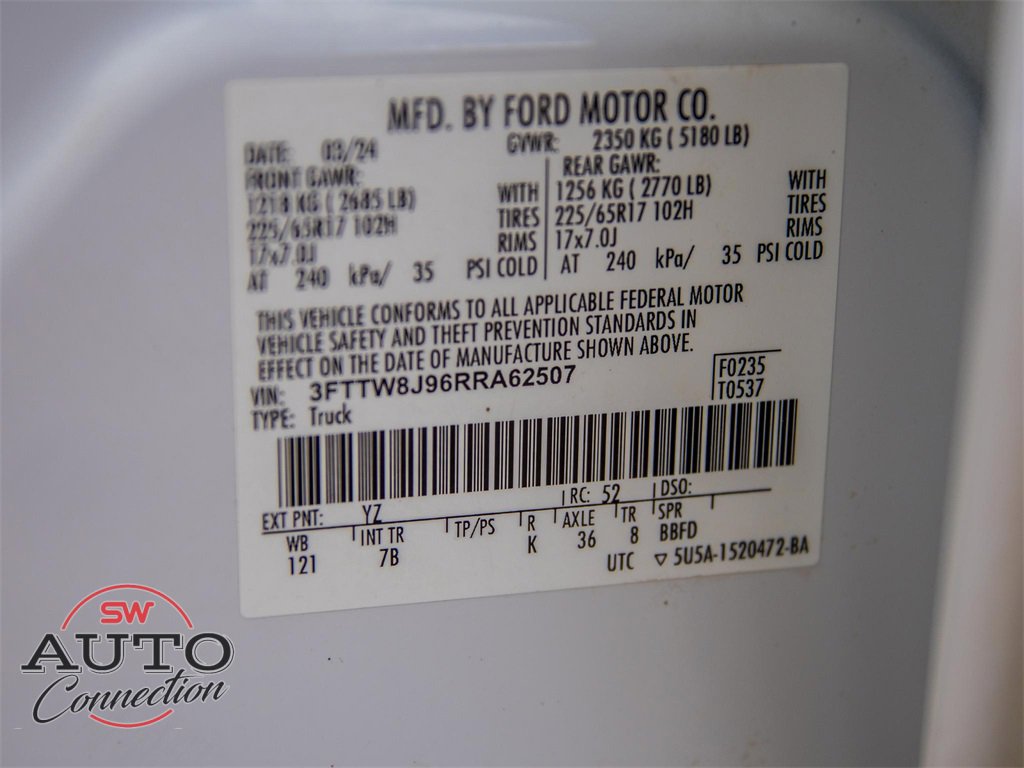 Used 2024 Ford Maverick XLT w/ Equipment Group 300A Standard image 28