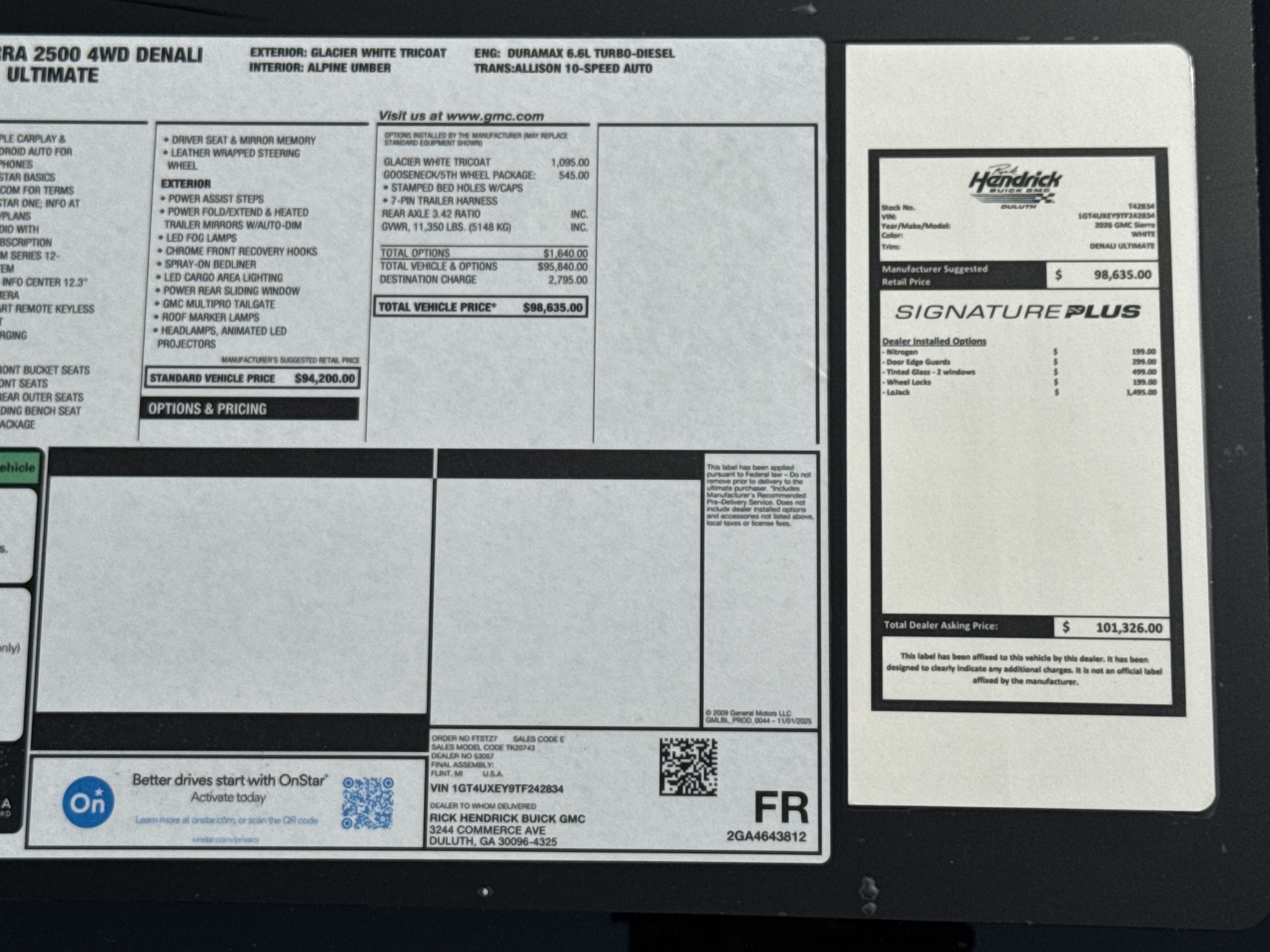 New 2026 GMC Sierra 2500 Denali Ultimate AWD/4WD image 39