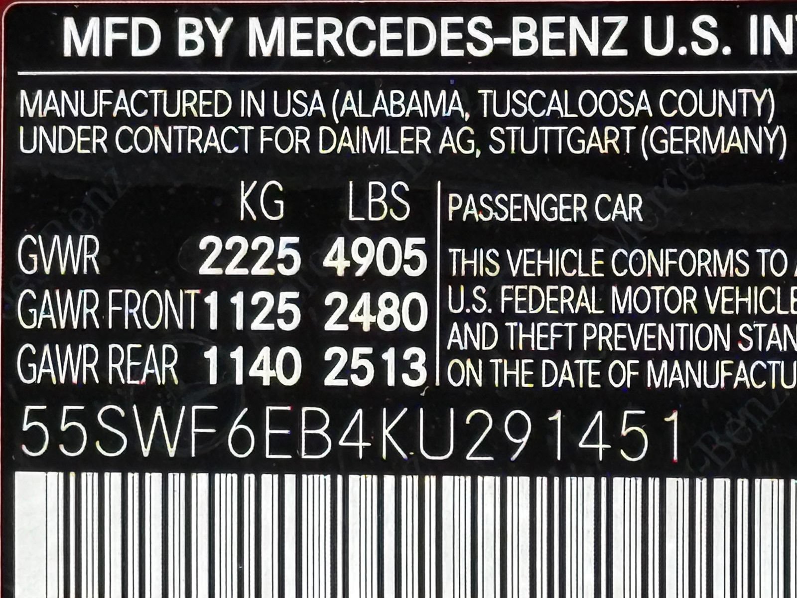 Used 2019 Mercedes-Benz C 43 AMG 4MATIC Sedan w/ Parking Assistance Package image 53