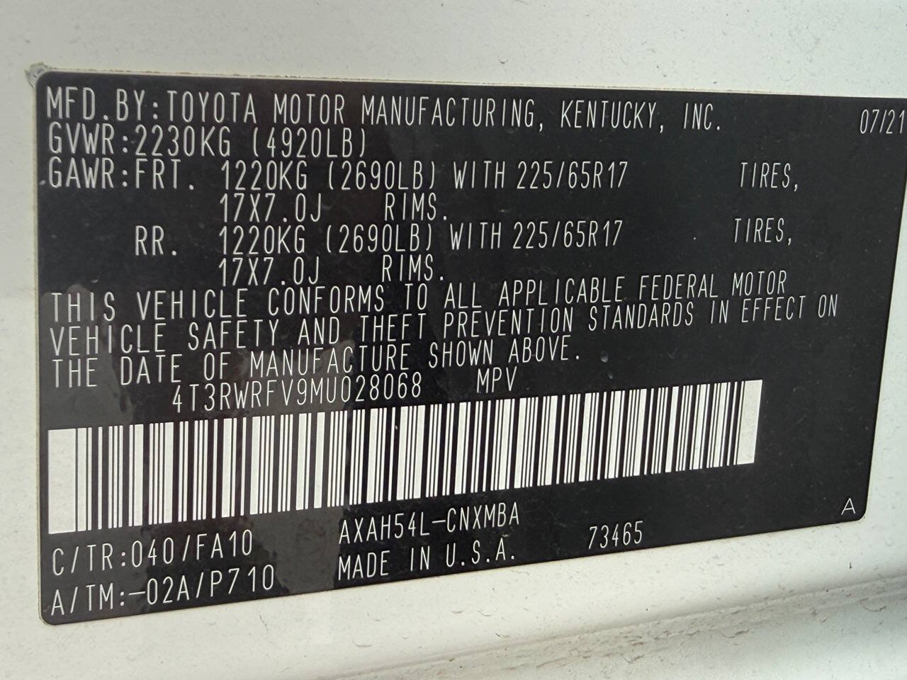 Used 2021 Toyota RAV4 XLE AWD/4WD image 41