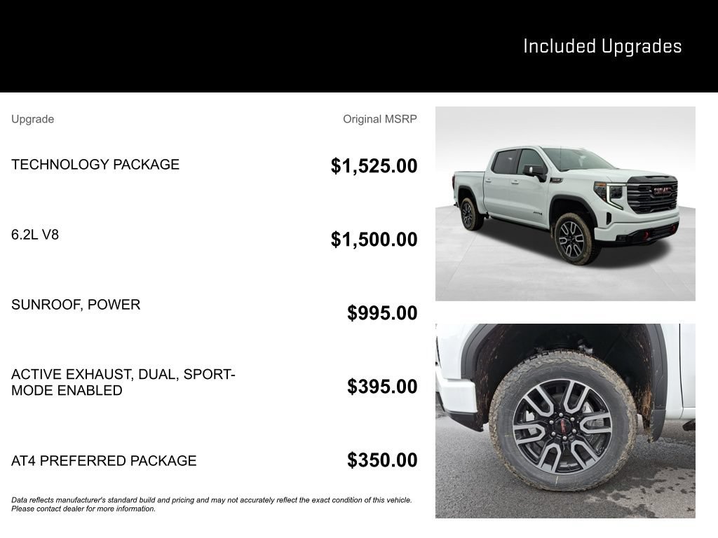 New 2026 GMC Sierra 1500 AT4 w/ Technology Package AWD/4WD image 8