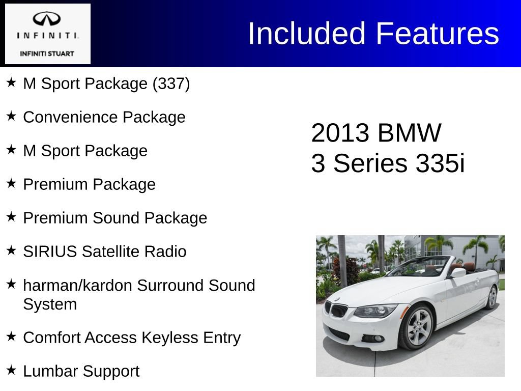 Used 2013 BMW 335i Convertible RWD image 2