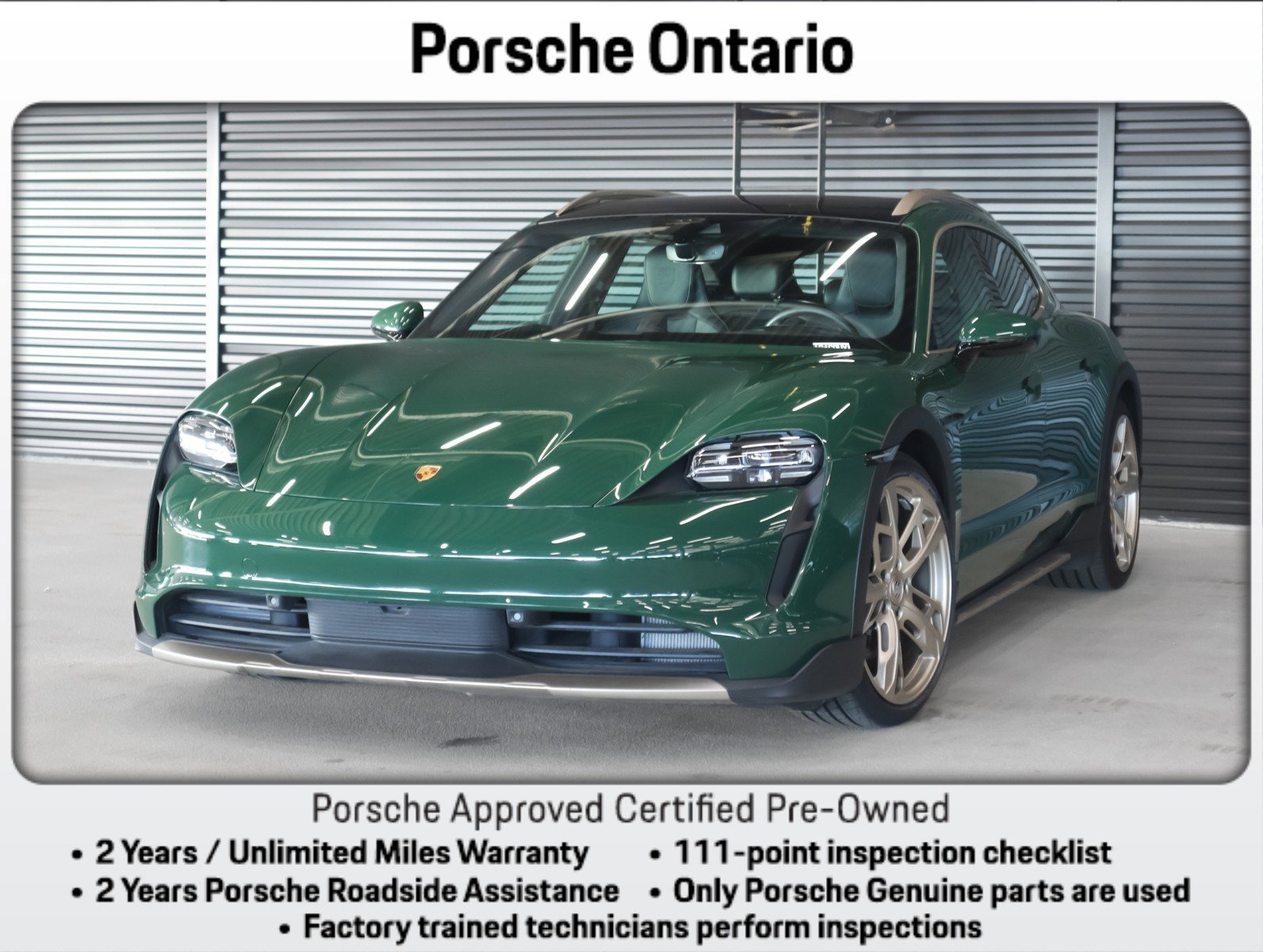Certified 2024 Porsche Taycan 4S w/ Performance Package