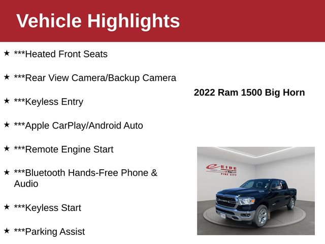 Used 2022 RAM 1500 Big Horn AWD/4WD image 3