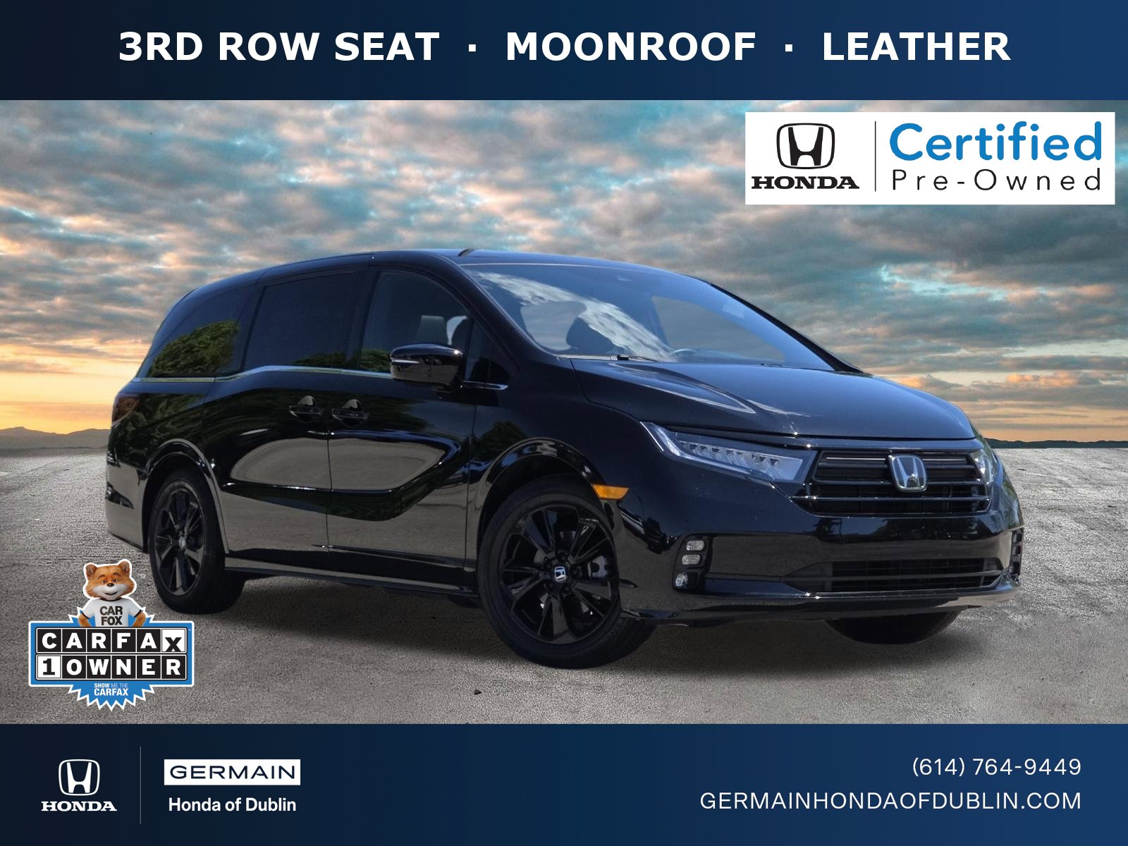 Certified 2023 Honda Odyssey Sport