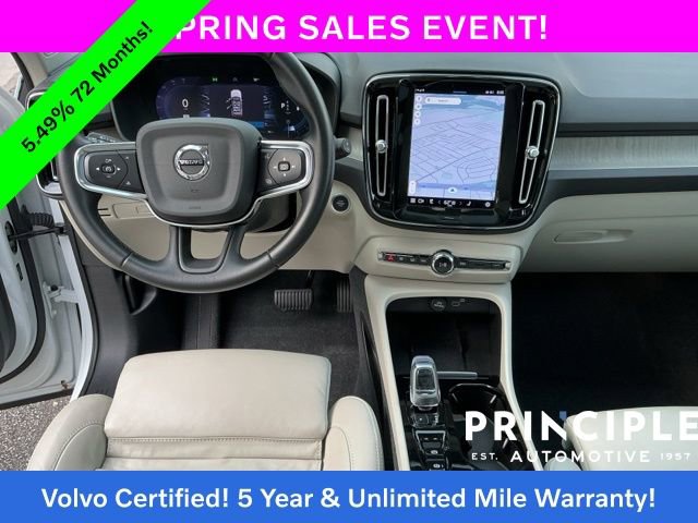 Certified 2023 Volvo XC40 B4 Ultimate w/ Protection Package Premier FWD image 17