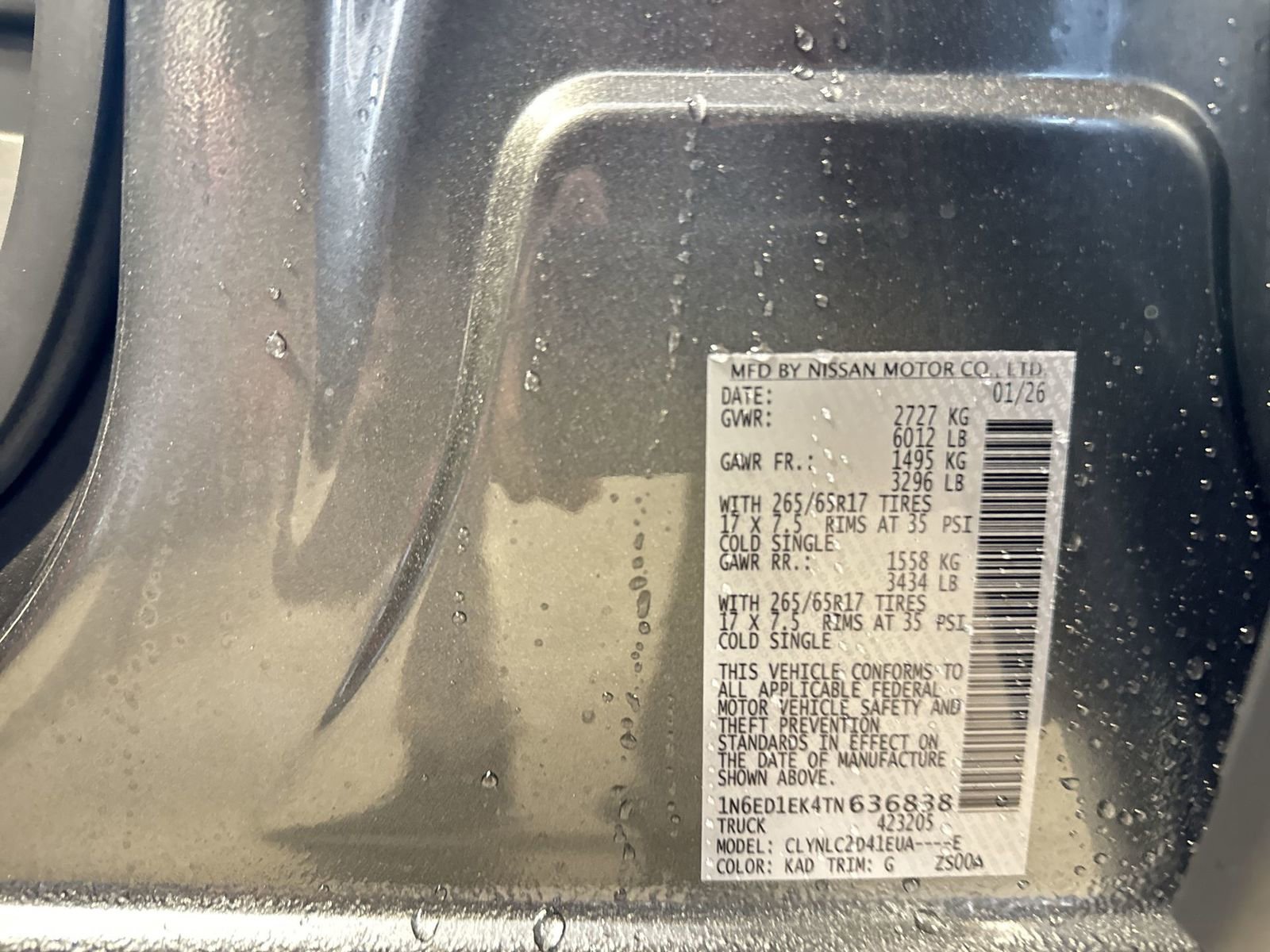 New 2026 Nissan Frontier SV w/ SV Convenience Package image 36