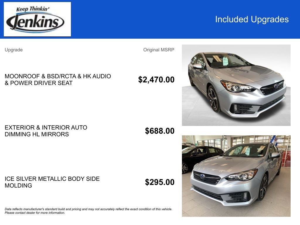 Certified 2023 Subaru Impreza 2.0i Sport image 4