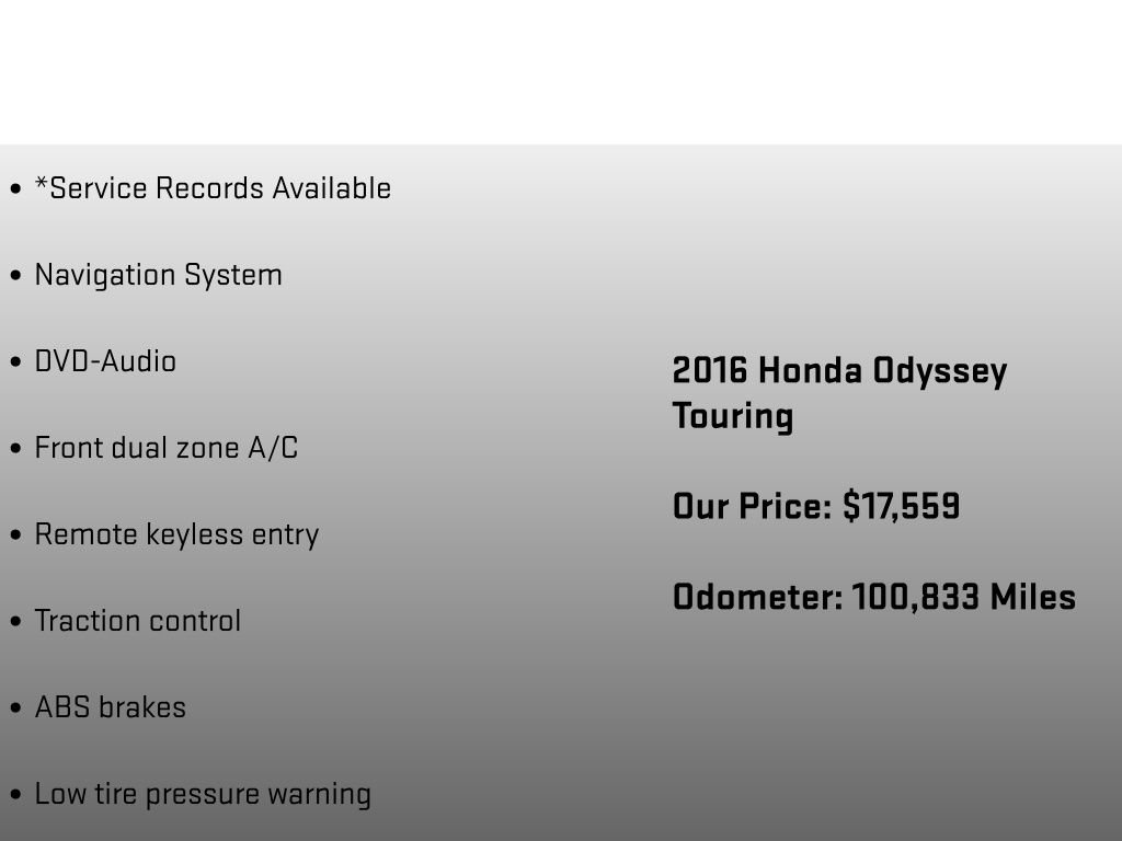 Used 2016 Honda Odyssey Touring Elite image 12