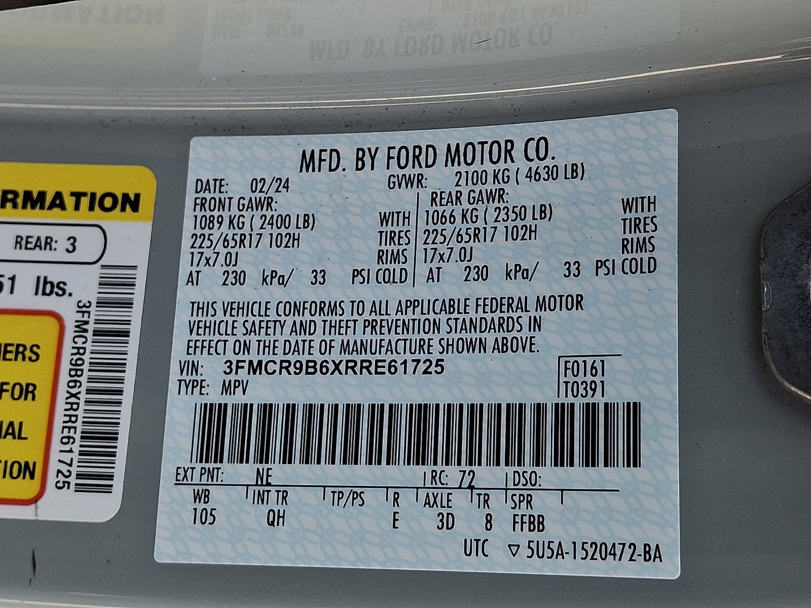 Used 2024 Ford Bronco Sport Big Bend image 27