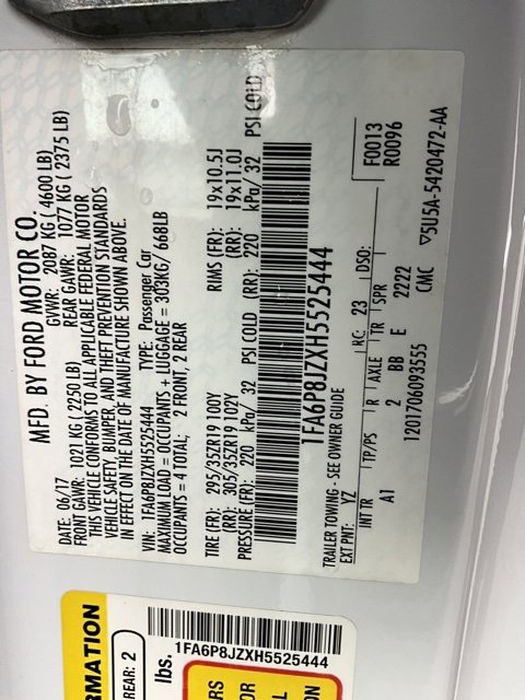 Used 2017 Ford Mustang Shelby GT350 w/ Electronics Package image 32