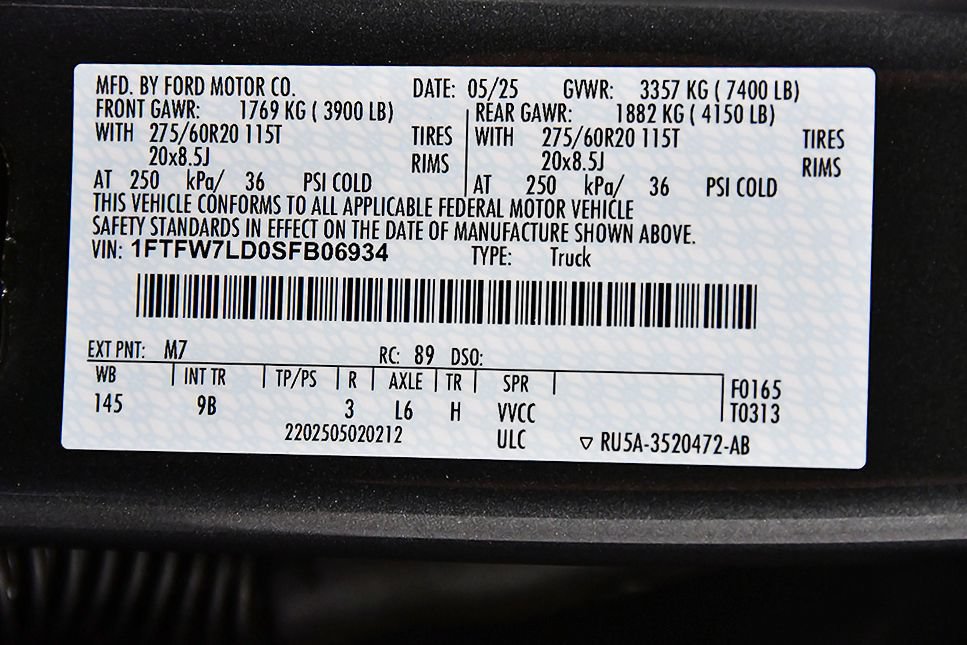 Used 2025 Ford F150 Platinum AWD/4WD image 16