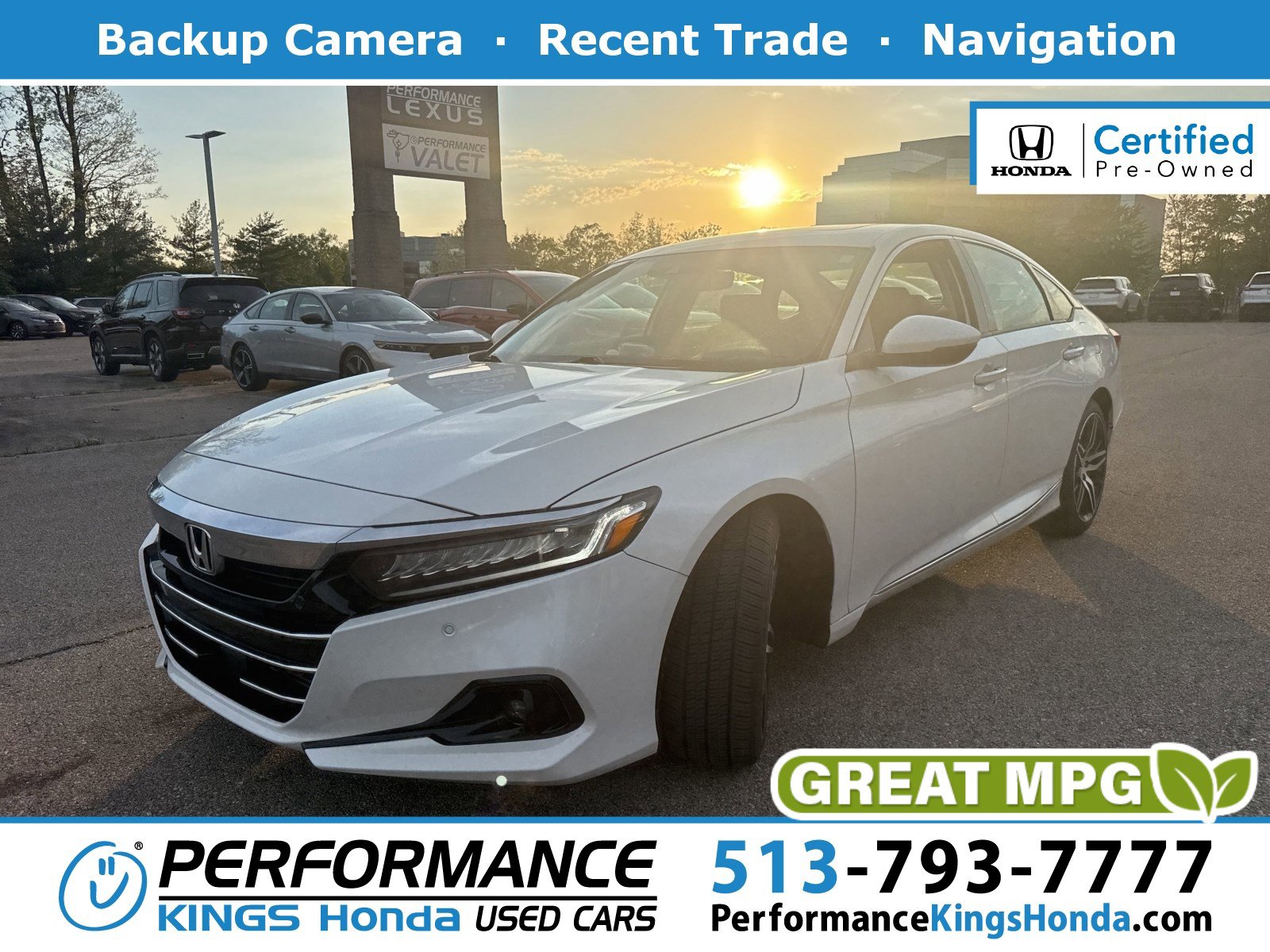 Certified 2021 Honda Accord Touring image 1