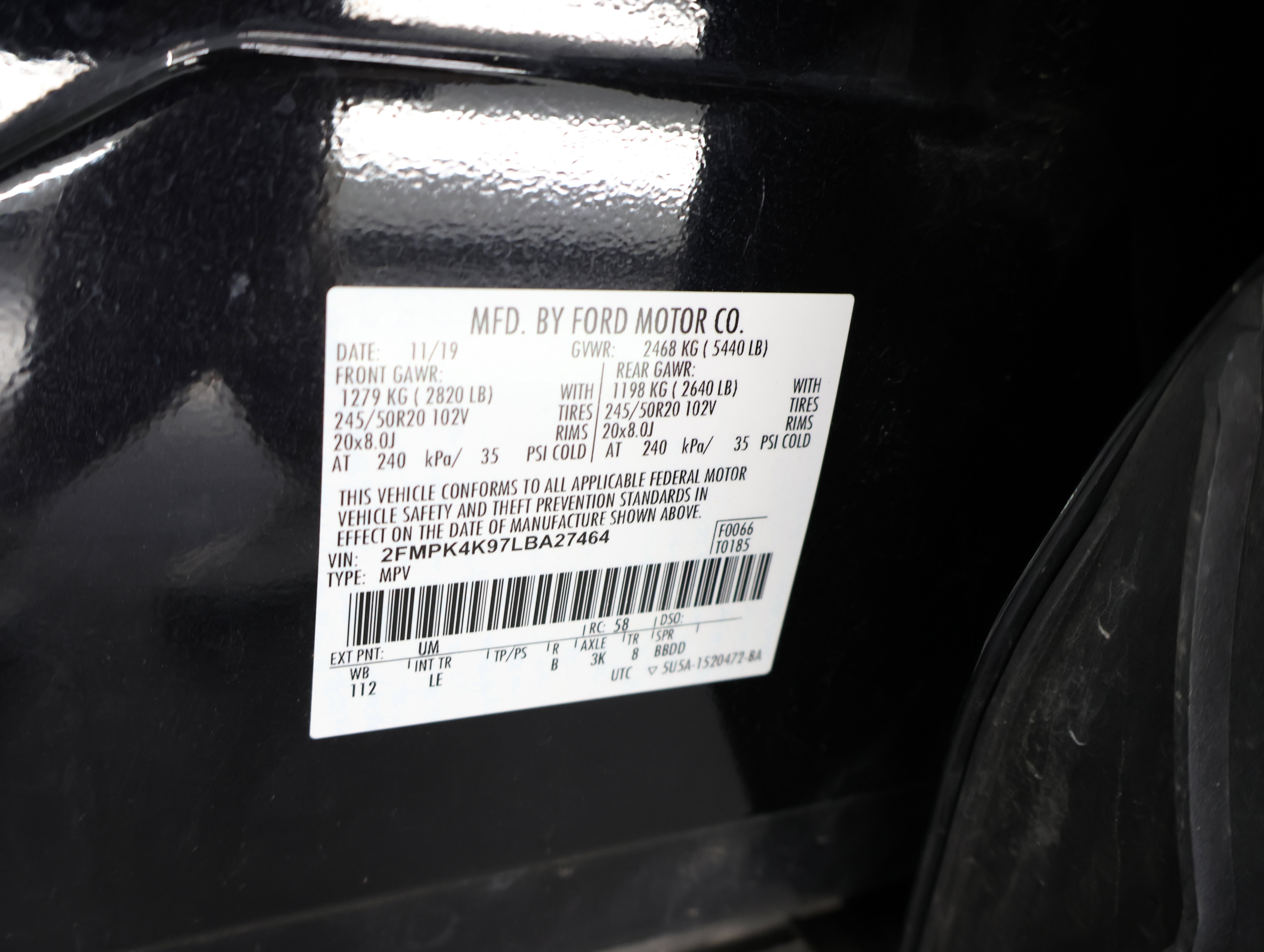 Used 2020 Ford Edge Titanium w/ Class II Trailer Tow Package AWD/4WD image 65