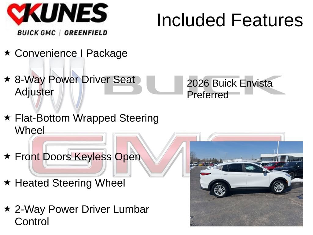 New 2026 Buick Envista Preferred w/ Convenience I Package image 3