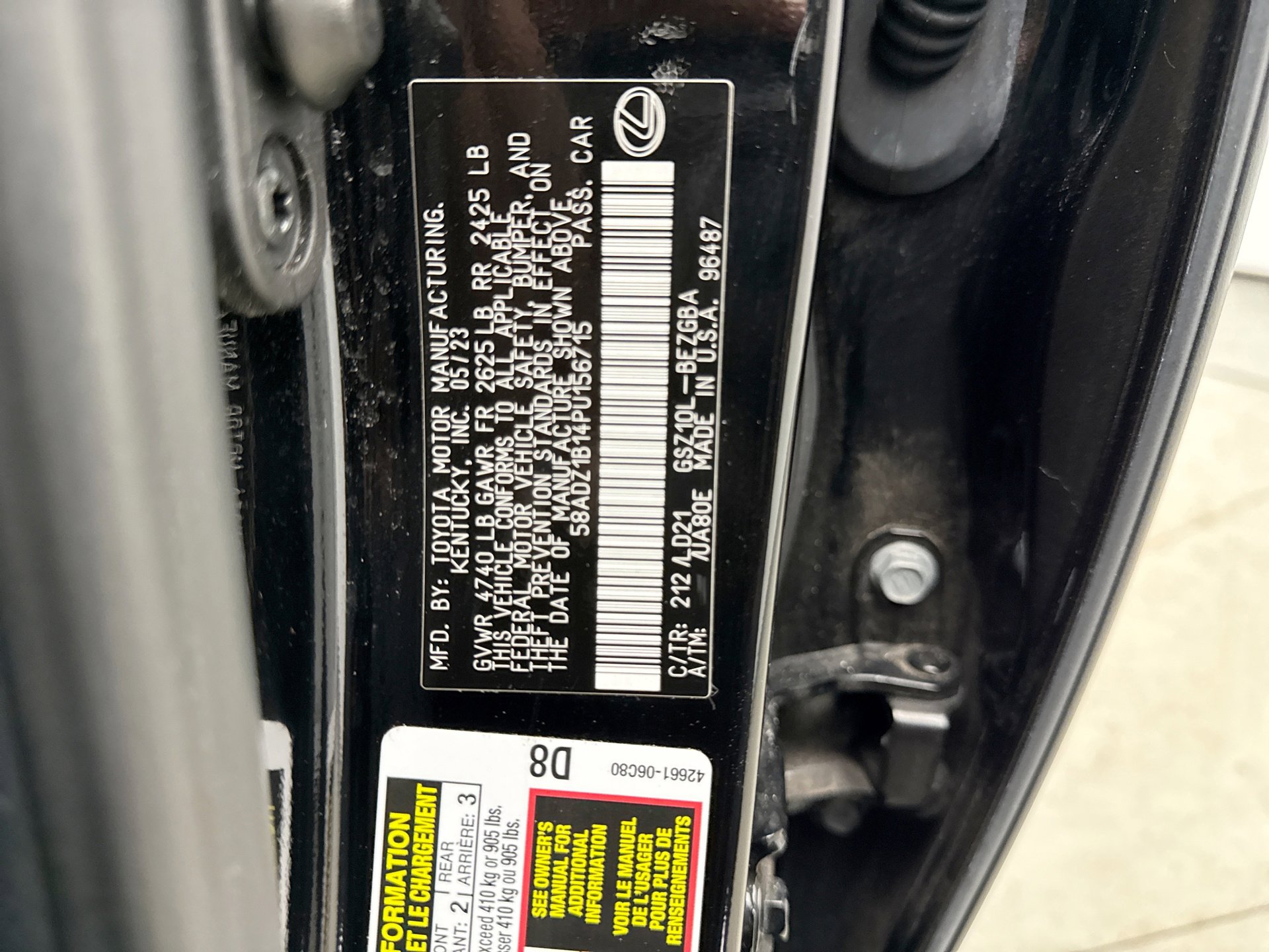 Used 2023 Lexus ES 350 w/ Premium Package image 25