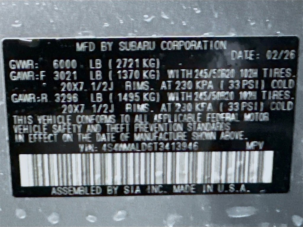 New 2026 Subaru Ascent Bronze Edition image 32